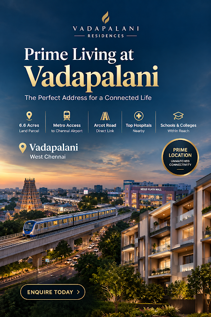 Brigade Arcot Road location map - Arcot Road, Vadapalani, Chennai, Tamil Nadu